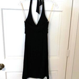 BCBG MaxAzria Womens Halter Dress Jersey Extra Small LBD